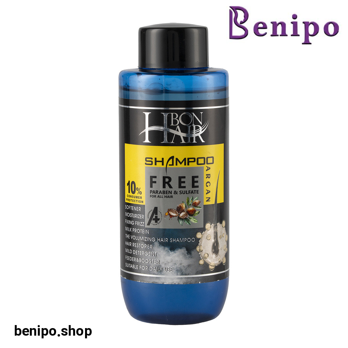 شامپو مو فری سولفات حاوی آرگان حجم 350 میلی لیتر