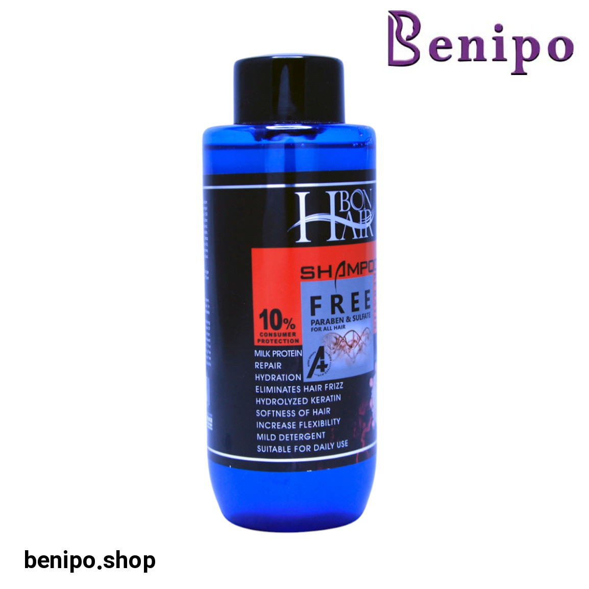 شامپو مو فری سولفات حاوی کراتین حجم 350 میلی لیتر