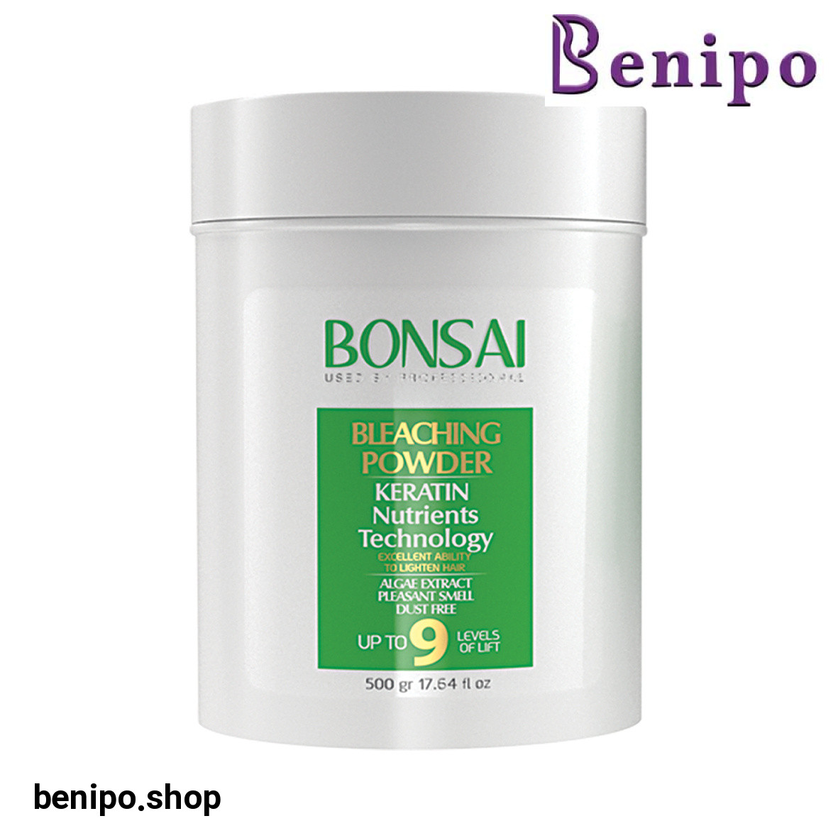 پودر دکلره سفید حاوی عصاره جلبک دریایی 500گرم