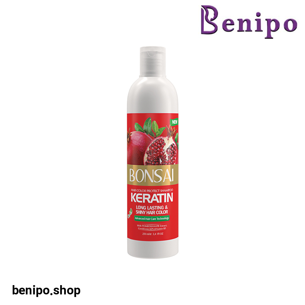 شامپو تثبیت کننده رنگ مو حاوی کراتین 250میل