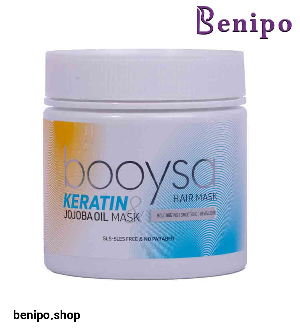 ماسک مو حاوی کراتین و جوجوبا فاقد سولفات و پارابن