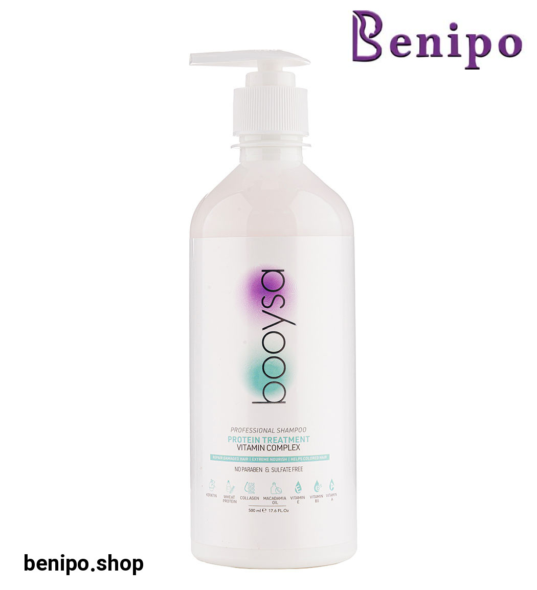 شامپو فاقد سولفات پروتئینه و ویتامینه حجم 500 میل