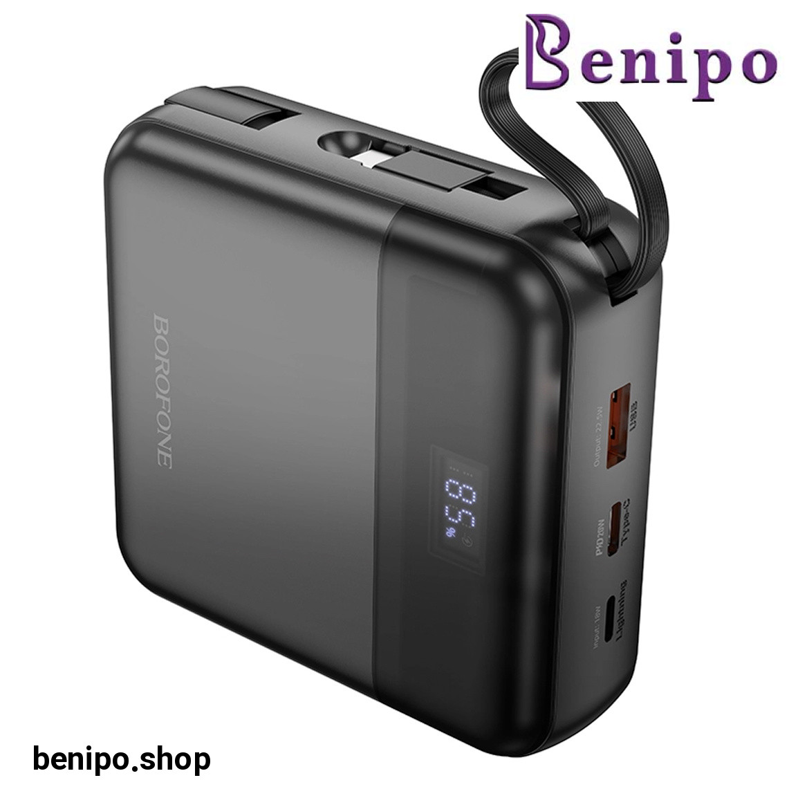 پاوربانک 22.5 وات فست شارژ مدل BJ64A ظرفیت 20000 میلی آمپرساعت