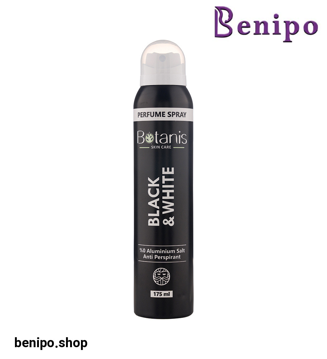 اسپری خوشبو کننده بدن مردانه مدل Black And White حجم 175 میل