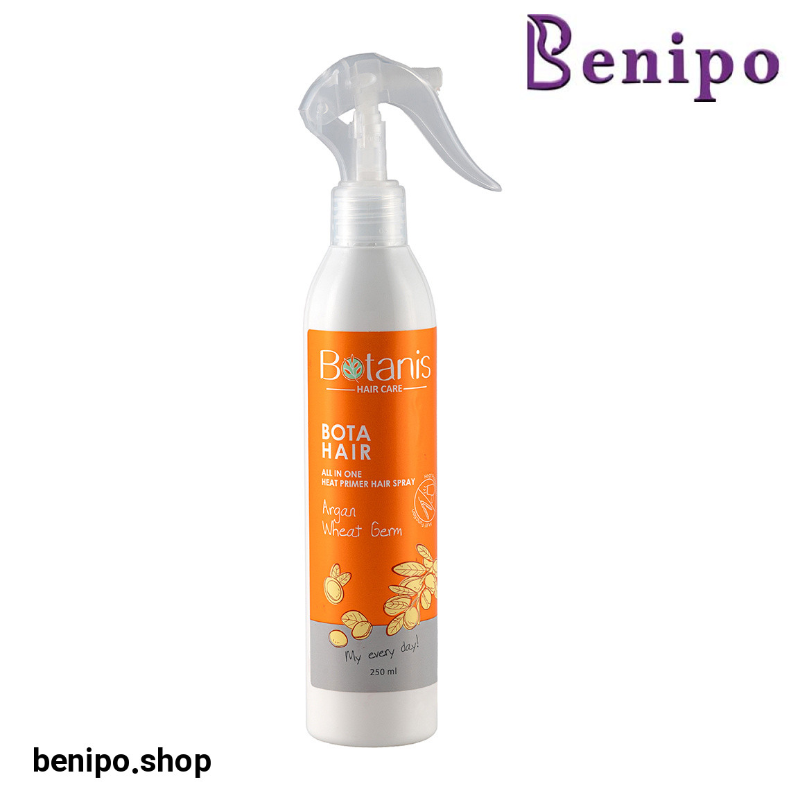 افشانه محافظ حرارتی مو مدل Bota Hair حجم 250 میلی لیتر