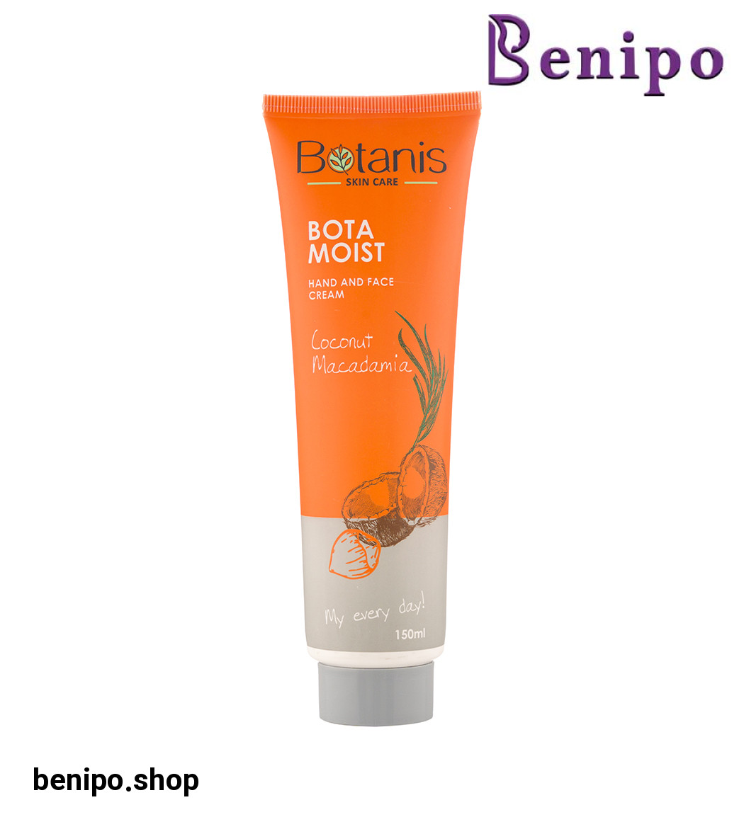 کرم مرطوب کننده دست و صورت حاوی نارگیل و ماکادمیا 150میل