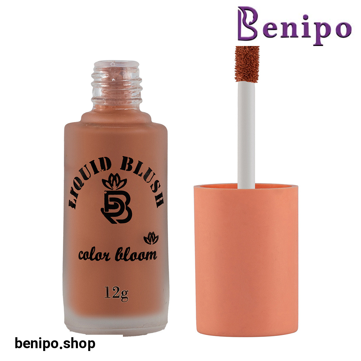 رژگونه مایع مدل Color Bloom حجم 12 گرم