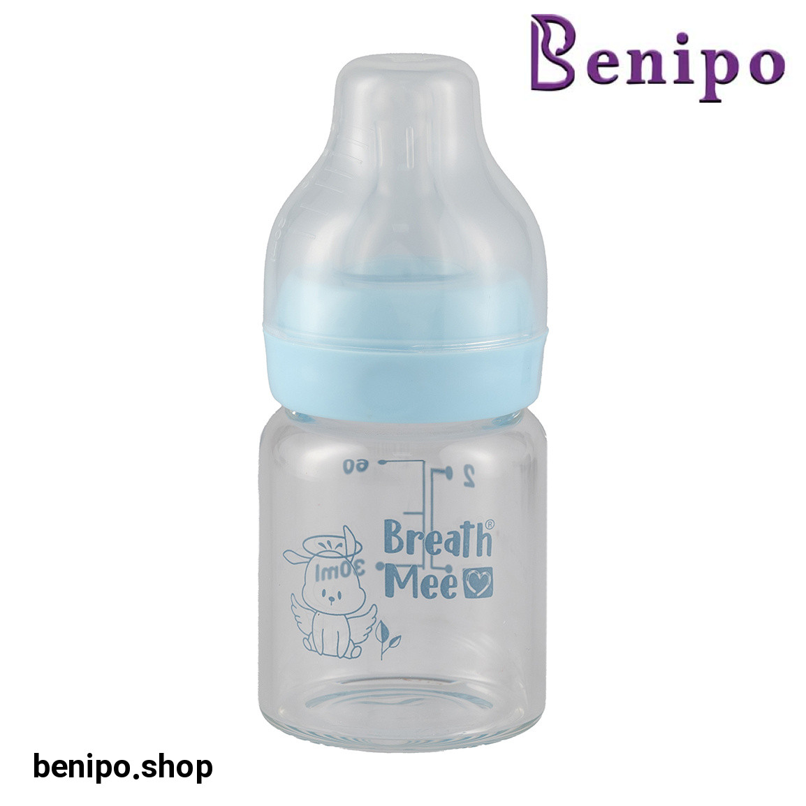 شیشه شیر استاندارد پیرکس حجم 60 میلی لیتر