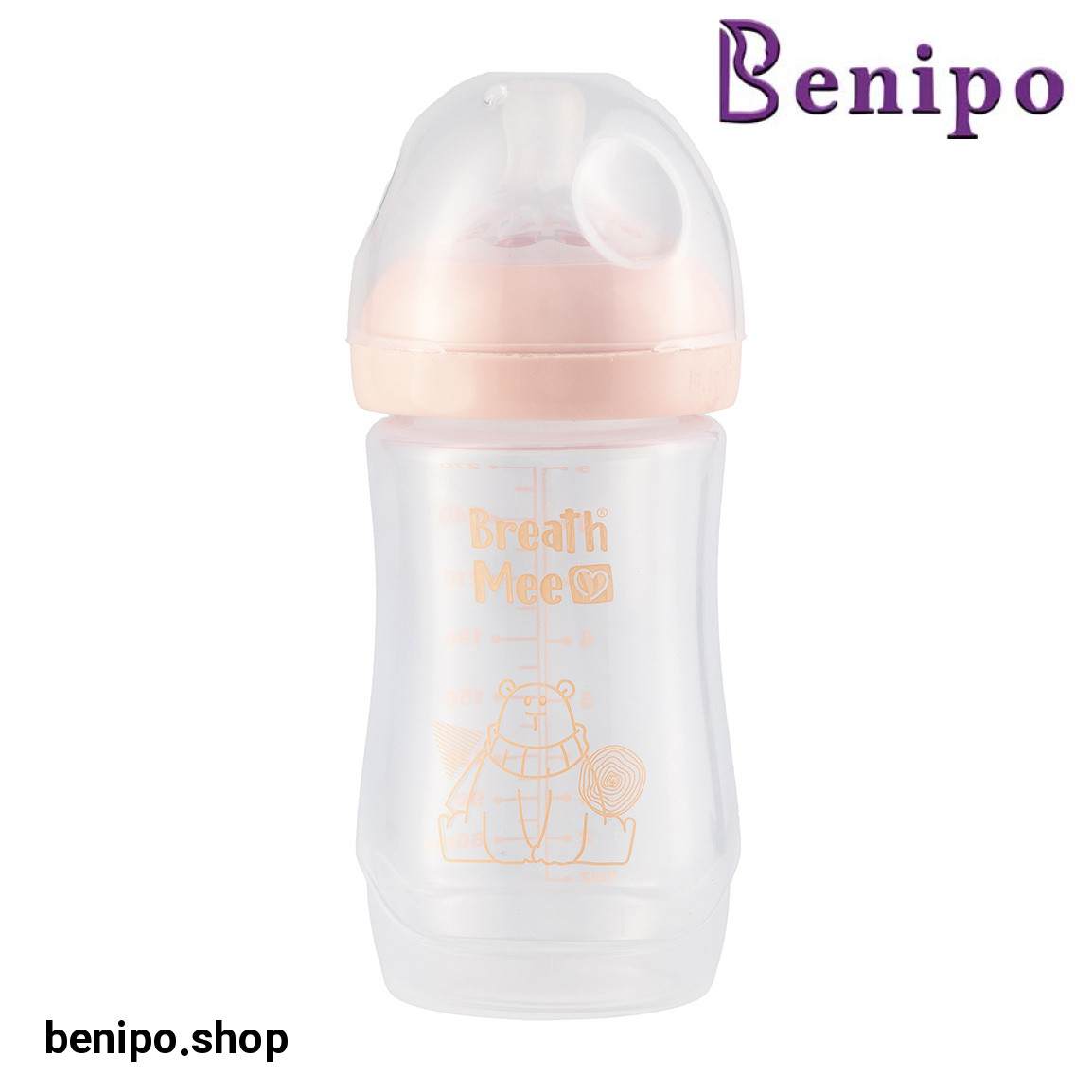 شیشه شیر عریض پروپیلن حجم 270 میلی لیتر