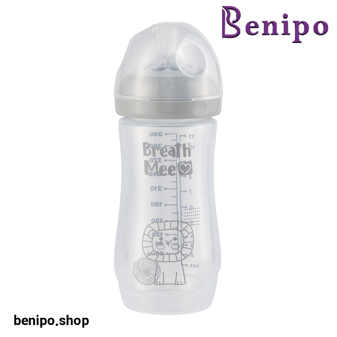 شیشه شیر عریض پروپیلن حجم 330 میلی لیتر