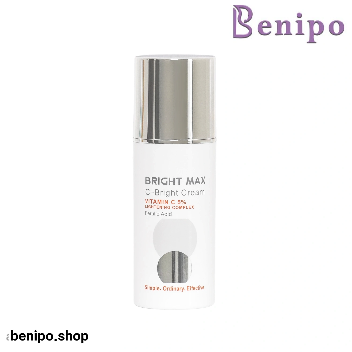 کرم جوان کننده صورت و گردن ویتامین سی برایت مکس