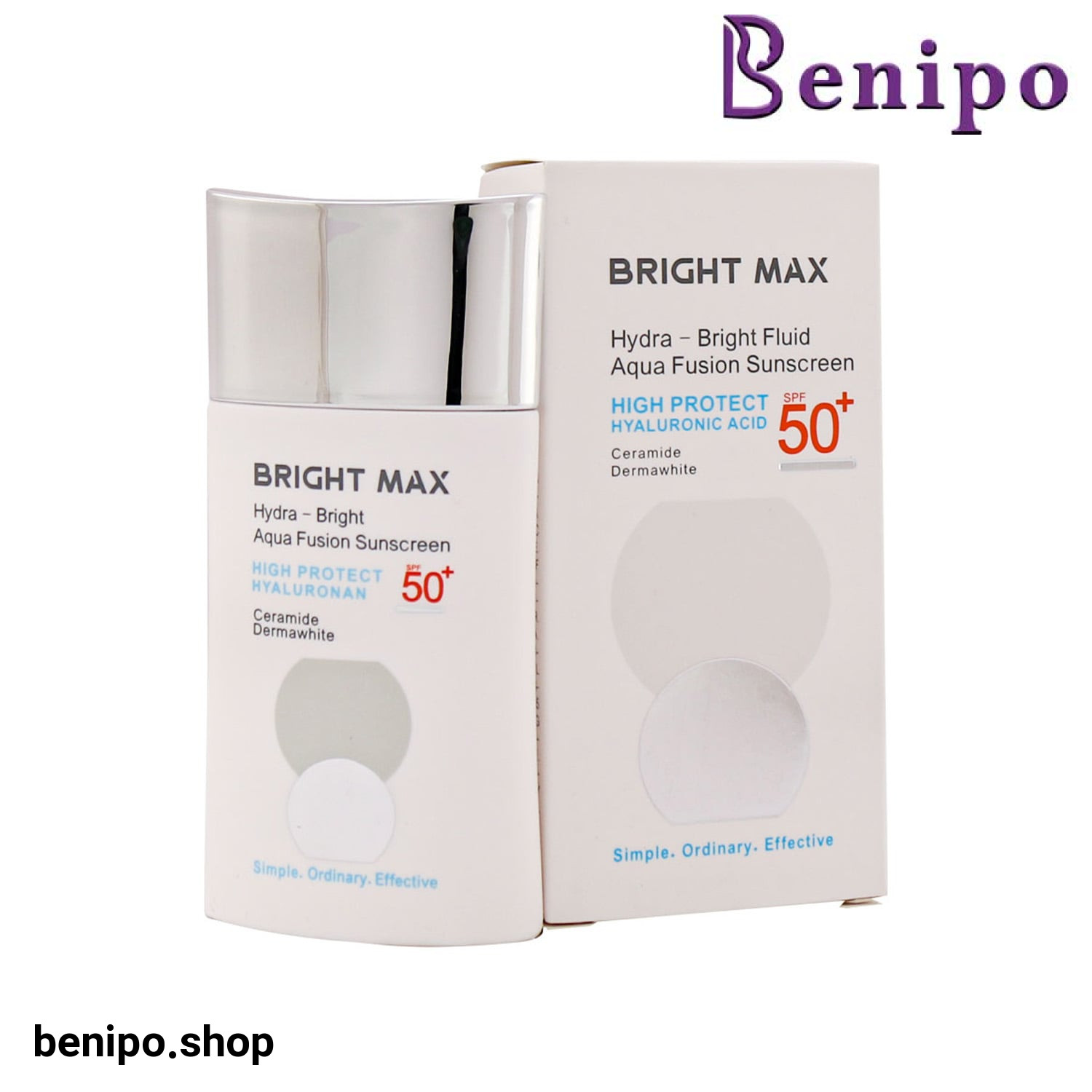 ضد آفتاب آکوا فیوژن فلوئید هیدرا +SPF50 برایت مکس