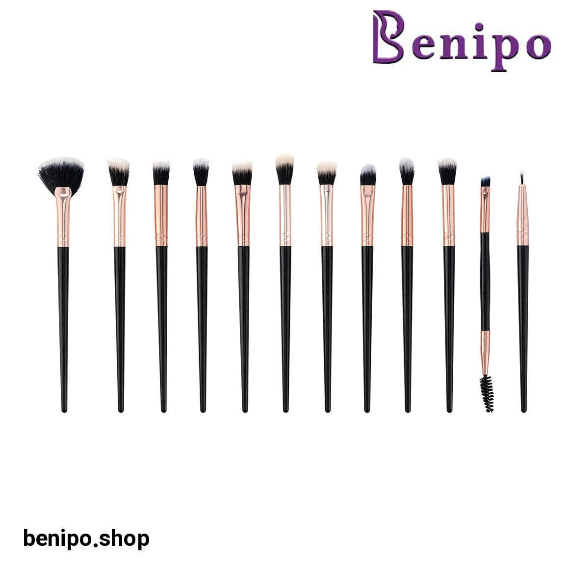 ست 12 عددی براش آرایشی مدل B3