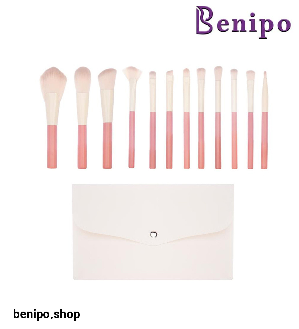 ست برس آرایشی مدل C1 مجموعه 12 عددی