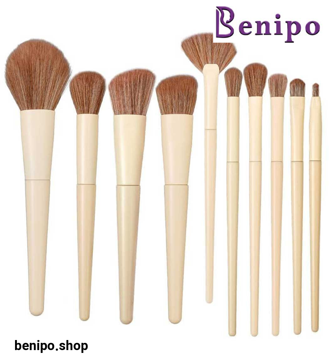 ست برس آرایشی مدل M1 مجموعه 10 عددی