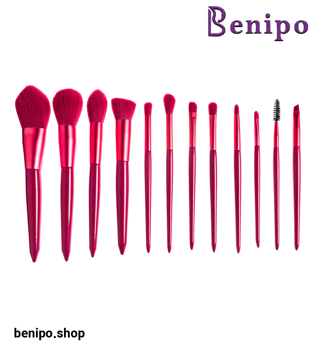 ست براش آرایشی مدل R1 مجموعه 12 عددی