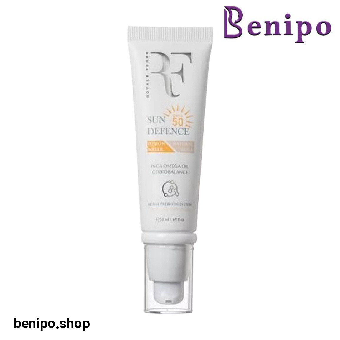 ضد آفتاب فیوژن واتر رنگی مناسب پوست خشک حجم 50 میلی لیتر