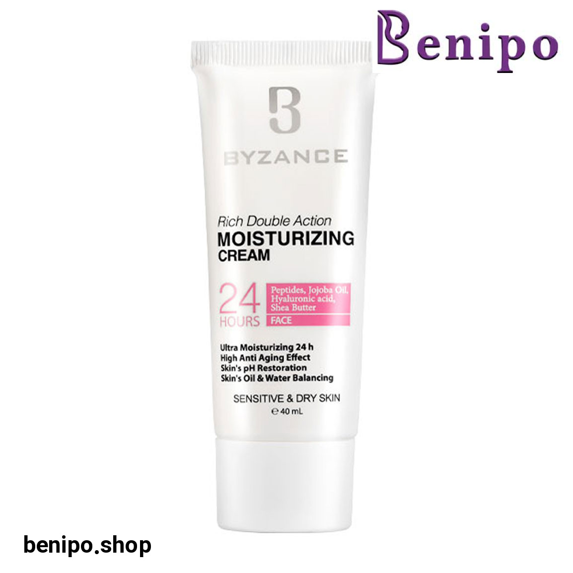 کرم مرطوب کننده غنی دو منظوره مدل 24H حجم 40 میلی لیتر