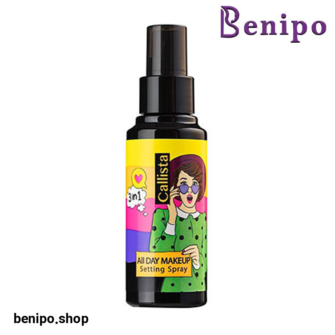 اسپری فیکساتور آرایش صورت مدل All Day حجم 100 میلی لیتر