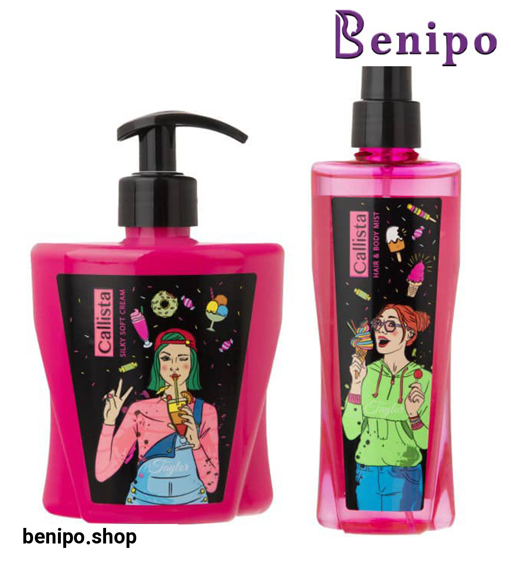 پک لوسیون بدن مدل TAYLOR حجم 400میل و بادی اسپلش تیلور 200میل