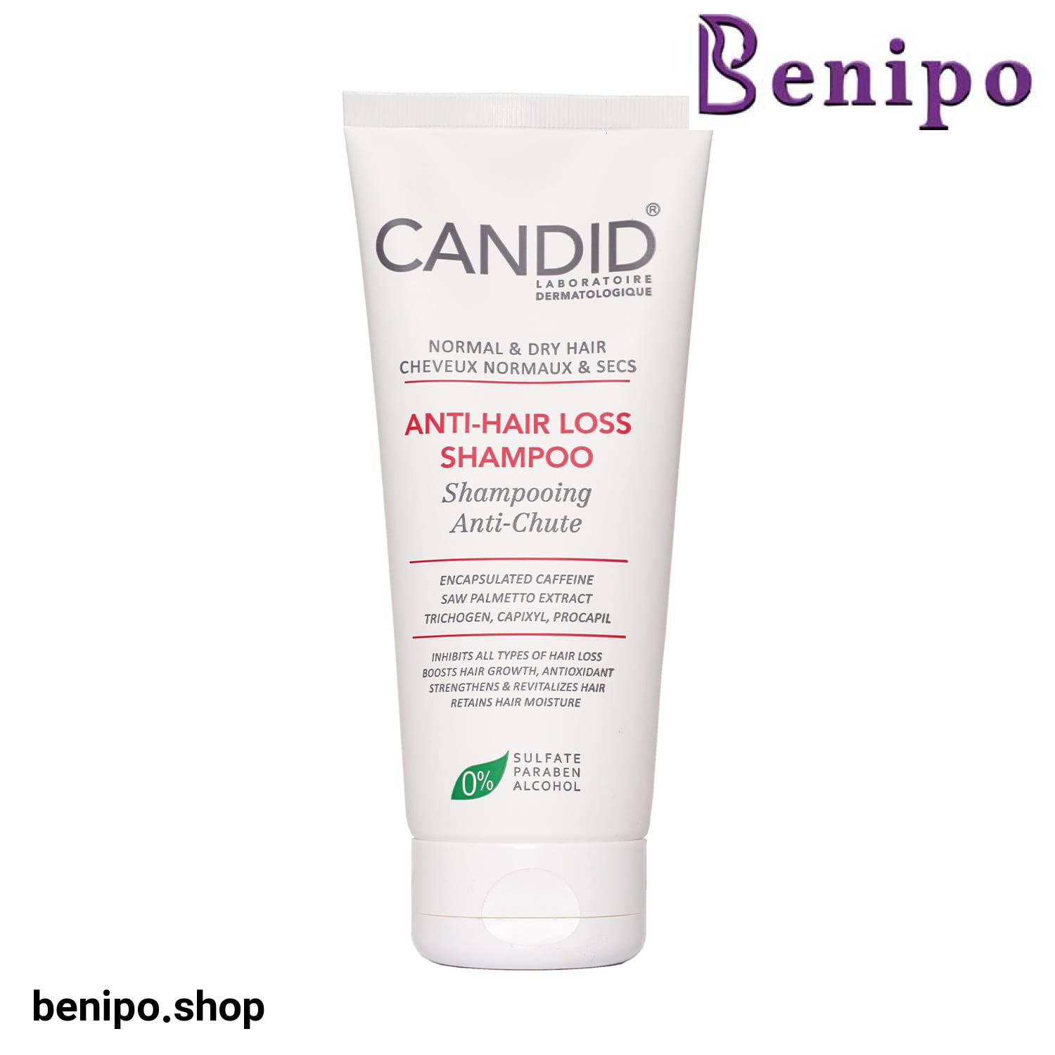 شامپو ضد ریزش کاندید موهای نرمال و خشک