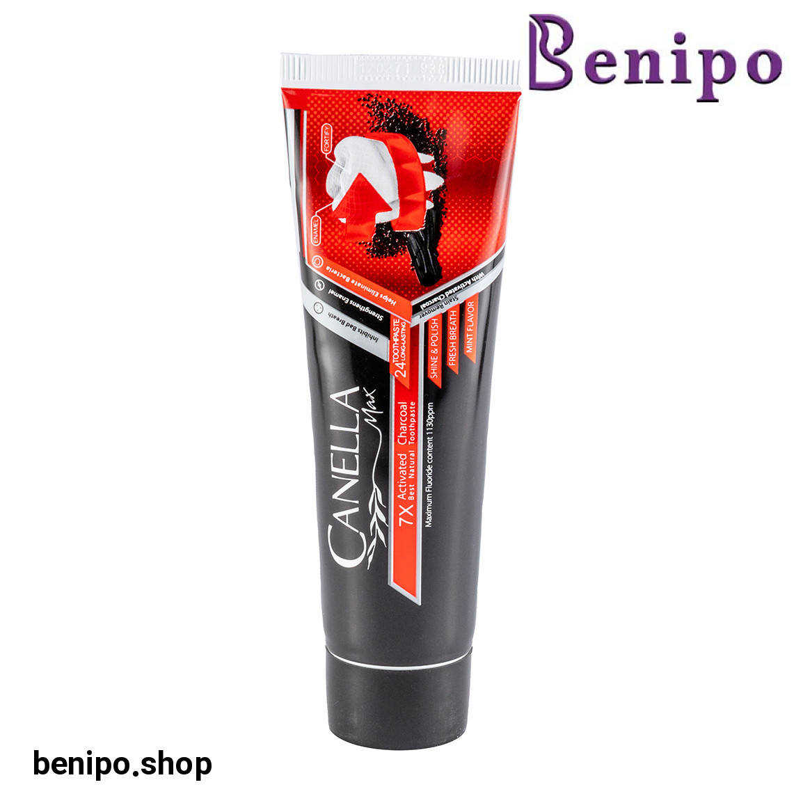 خمیر دندان مدل ذغالی وزن 100 گرم