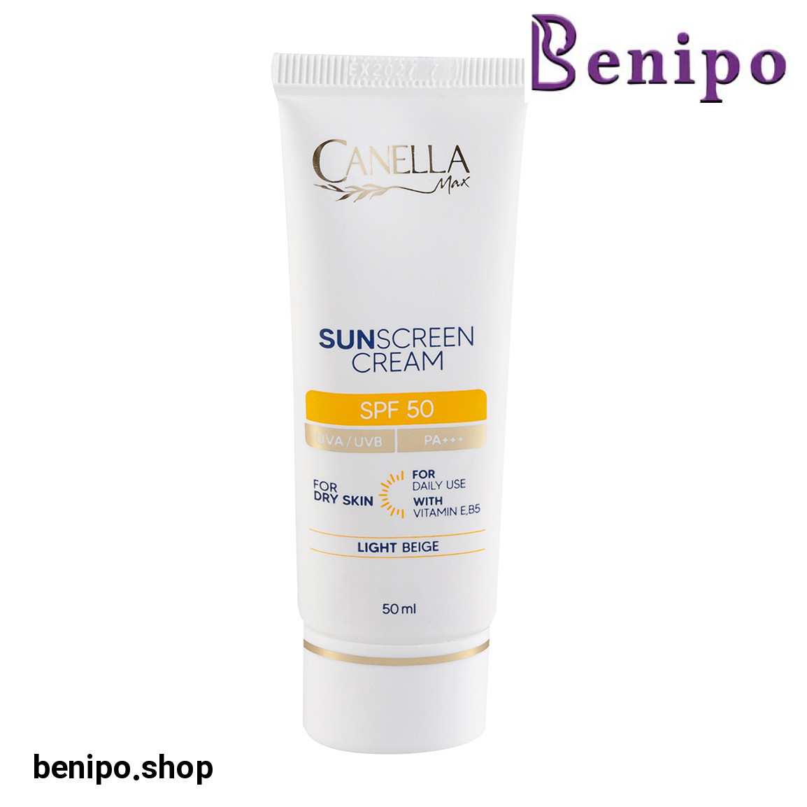 کرم ضد آفتاب رنگی با SPF50 مناسب پوست خشک حجم 50 میلی لیتر