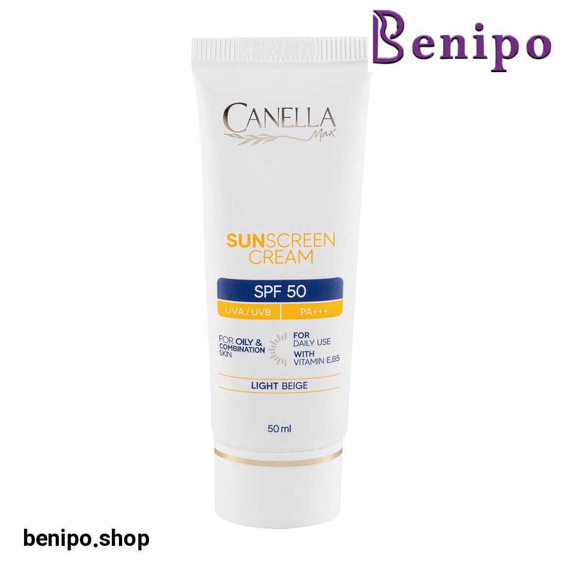 کرم ضد آفتاب رنگی با SPF50 مناسب پوست چرب حجم 50 میلی لیتر