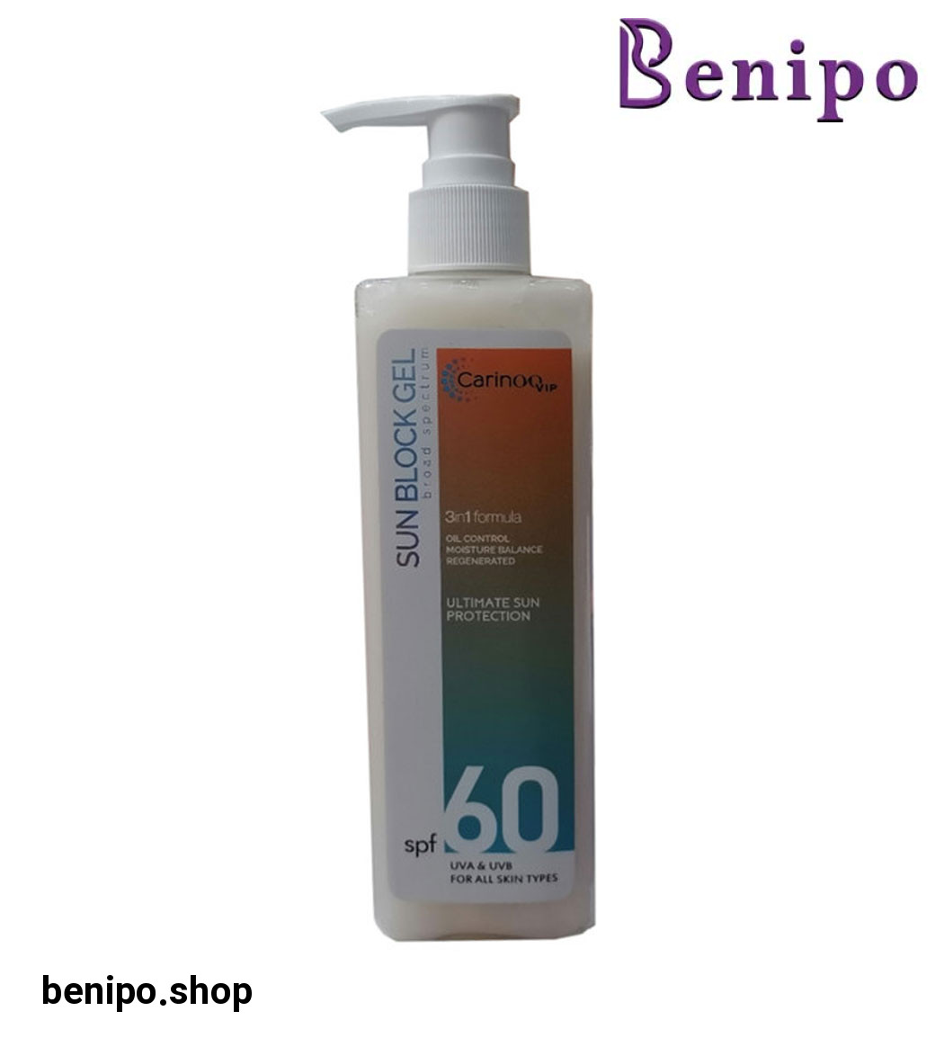 ژل ضد آفتاب SPF60 مدل 3in1 حجم 250میل