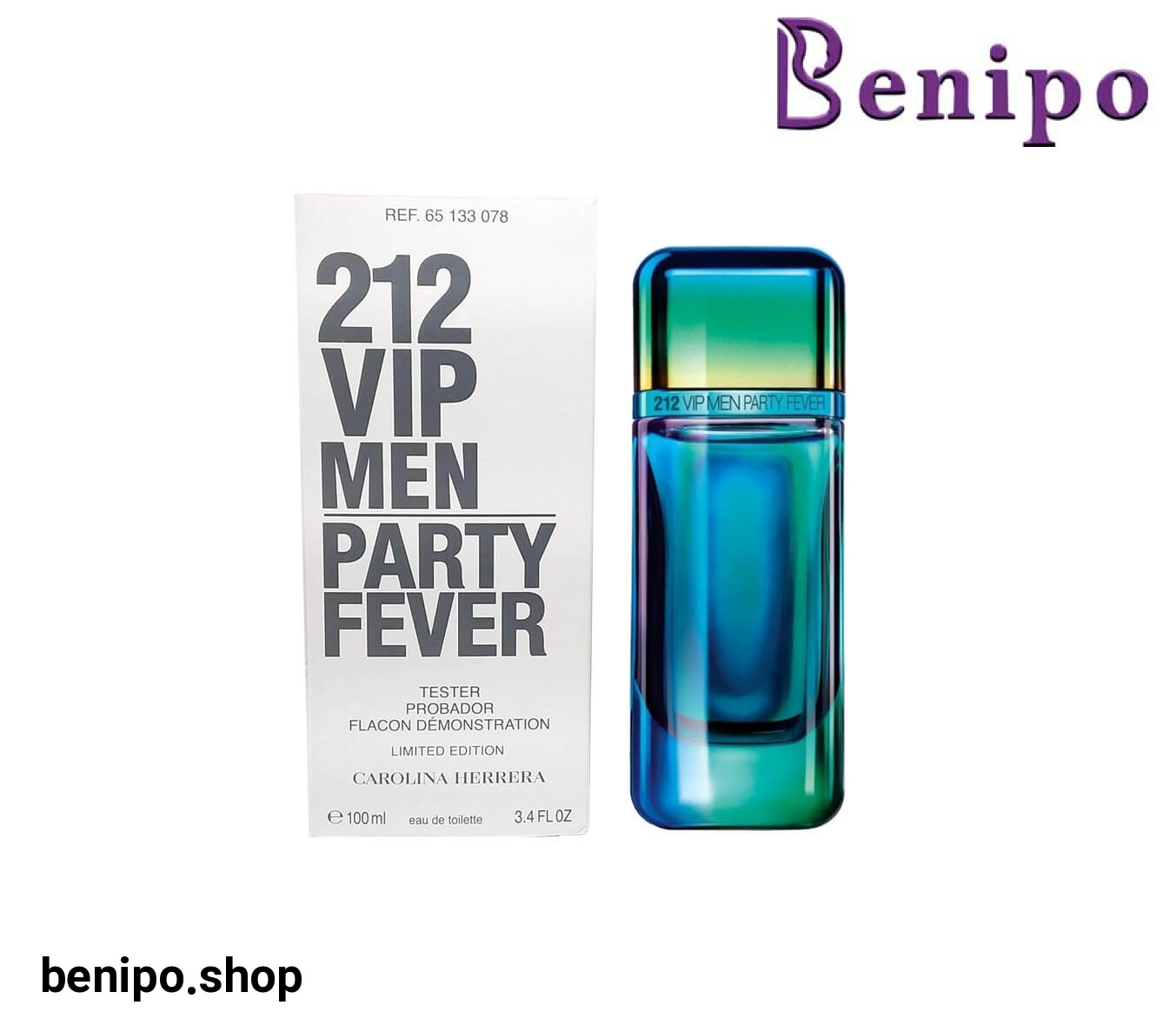 تستر ادو تویلت مردانه مدل VIP 212 Men Party Fever حجم 100 میل