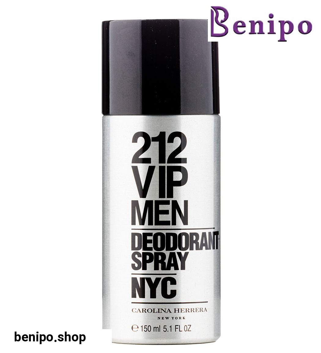 اسپری بدن مردانه 212 Vip Men حجم 150 میل