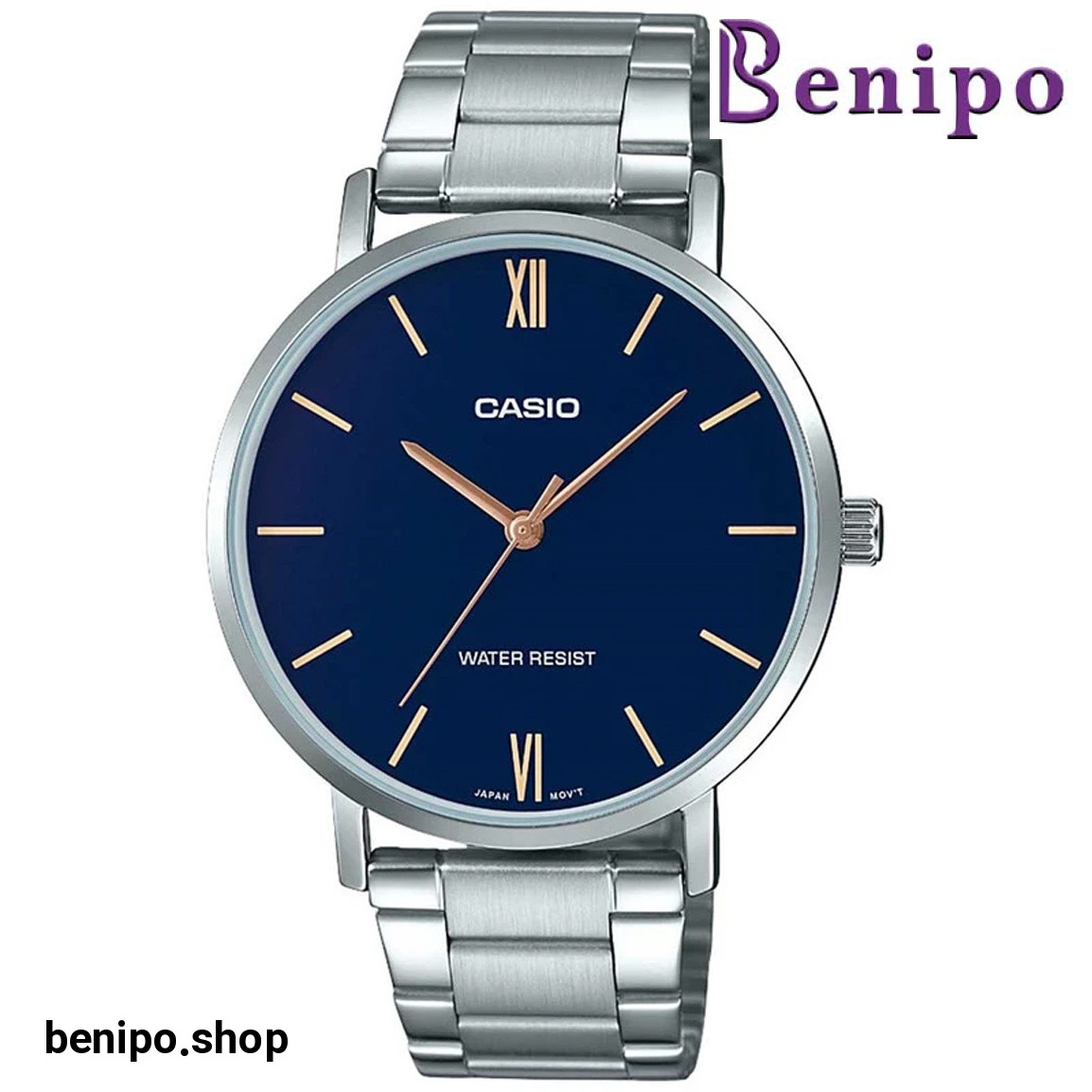 ساعت مچی عقربه ای مردانه کد MTP-VT01D-2BUDF