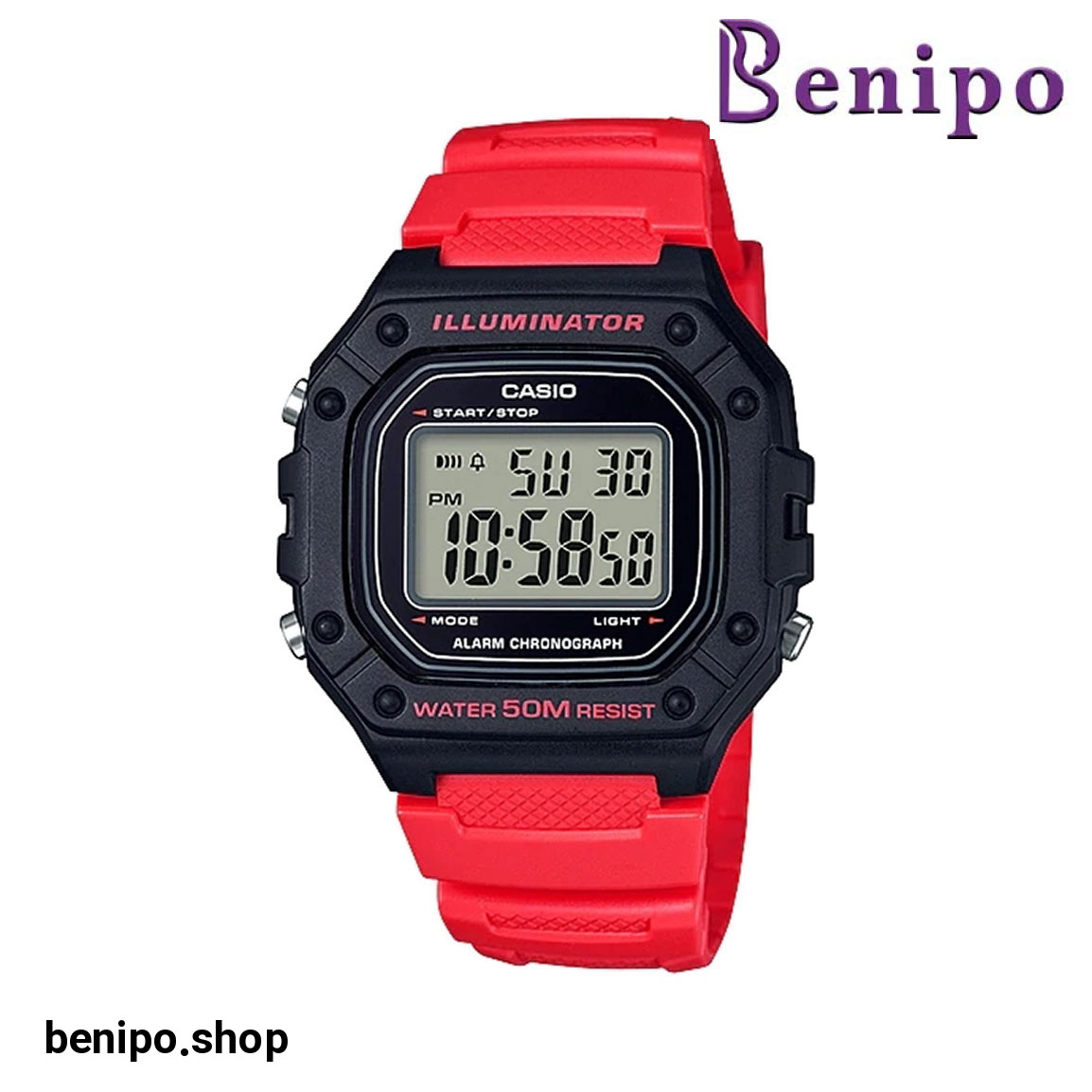 ساعت مچی مردانه مدل W-218H-4B