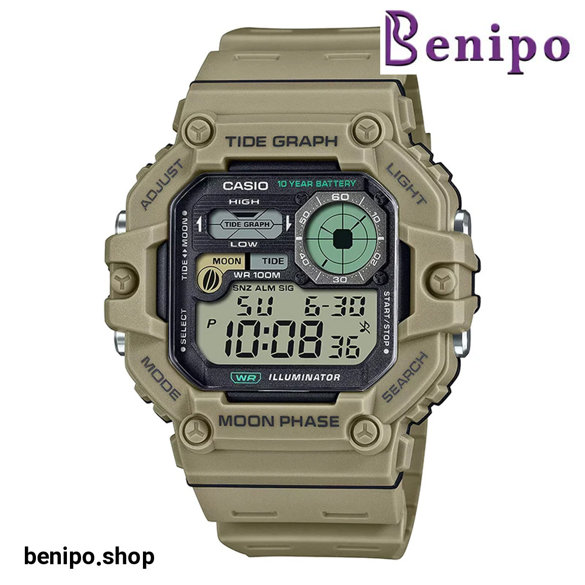 ساعت مچی دیجیتال مردانه مدل WS-1700H-5AVDF