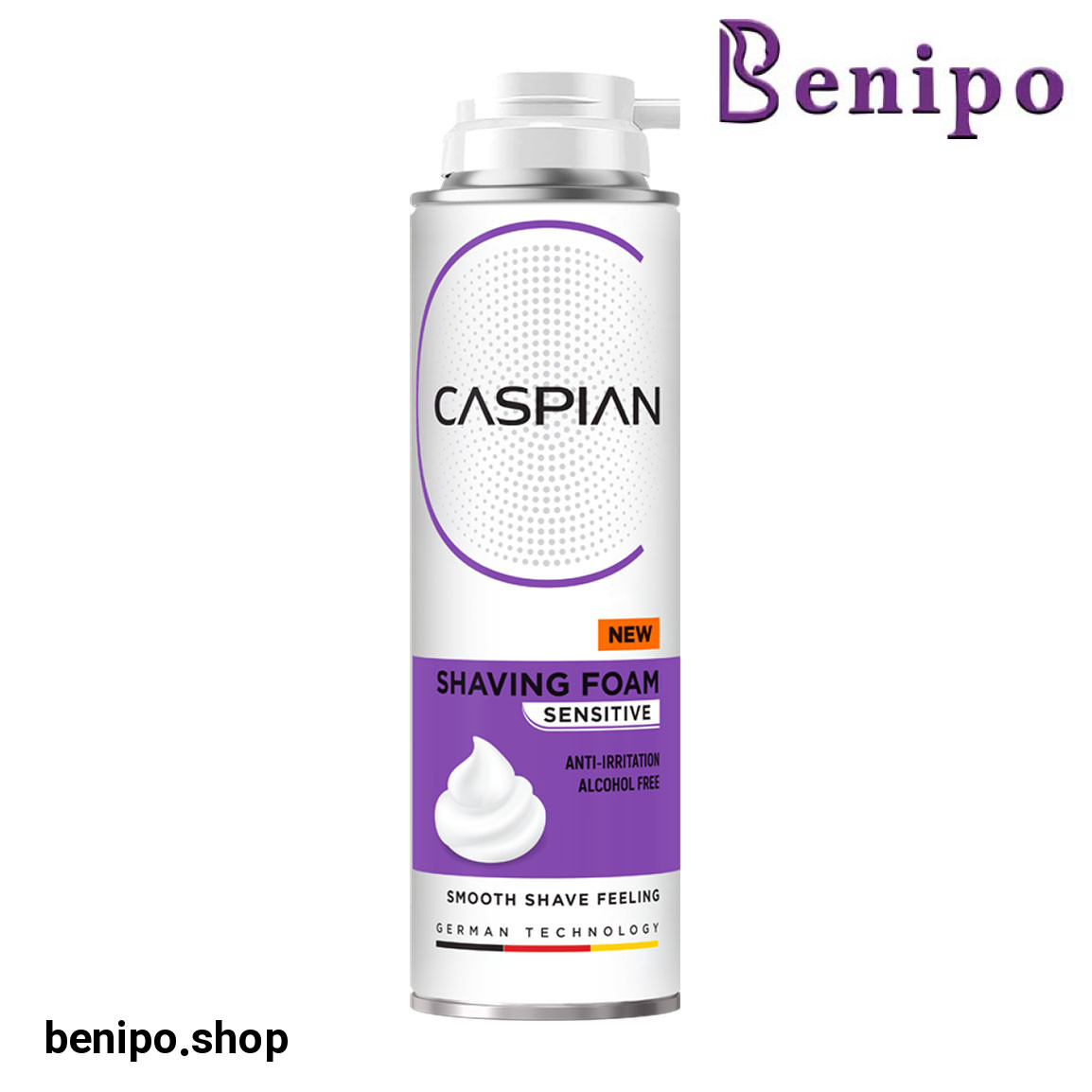 فوم اصلاح آقایان مناسب پوست حساس حجم 100 میلی لیتر