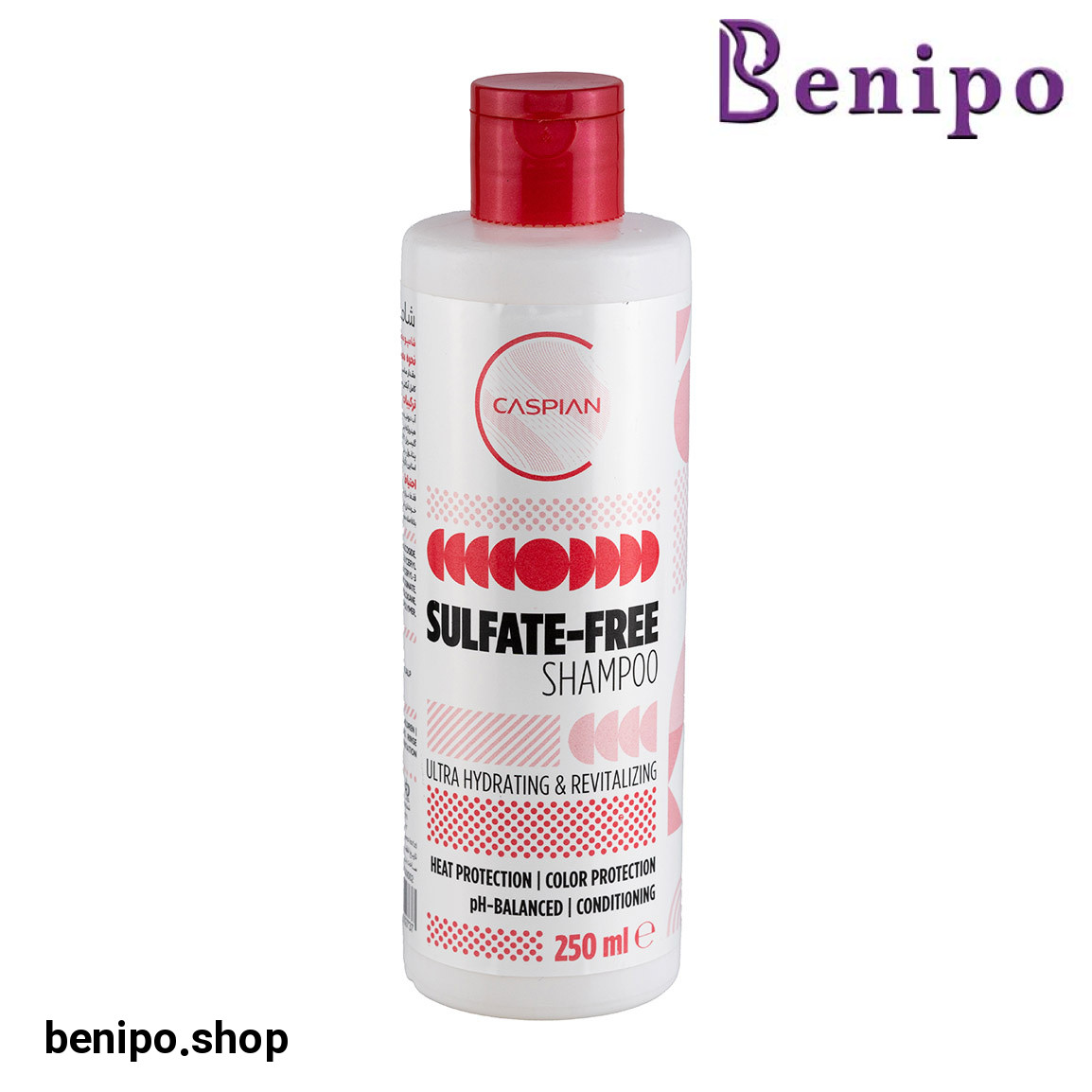 شامپو فاقد سولفات مناسب مو رنگ شده و کراتین شده حجم 250 میلی لیتر