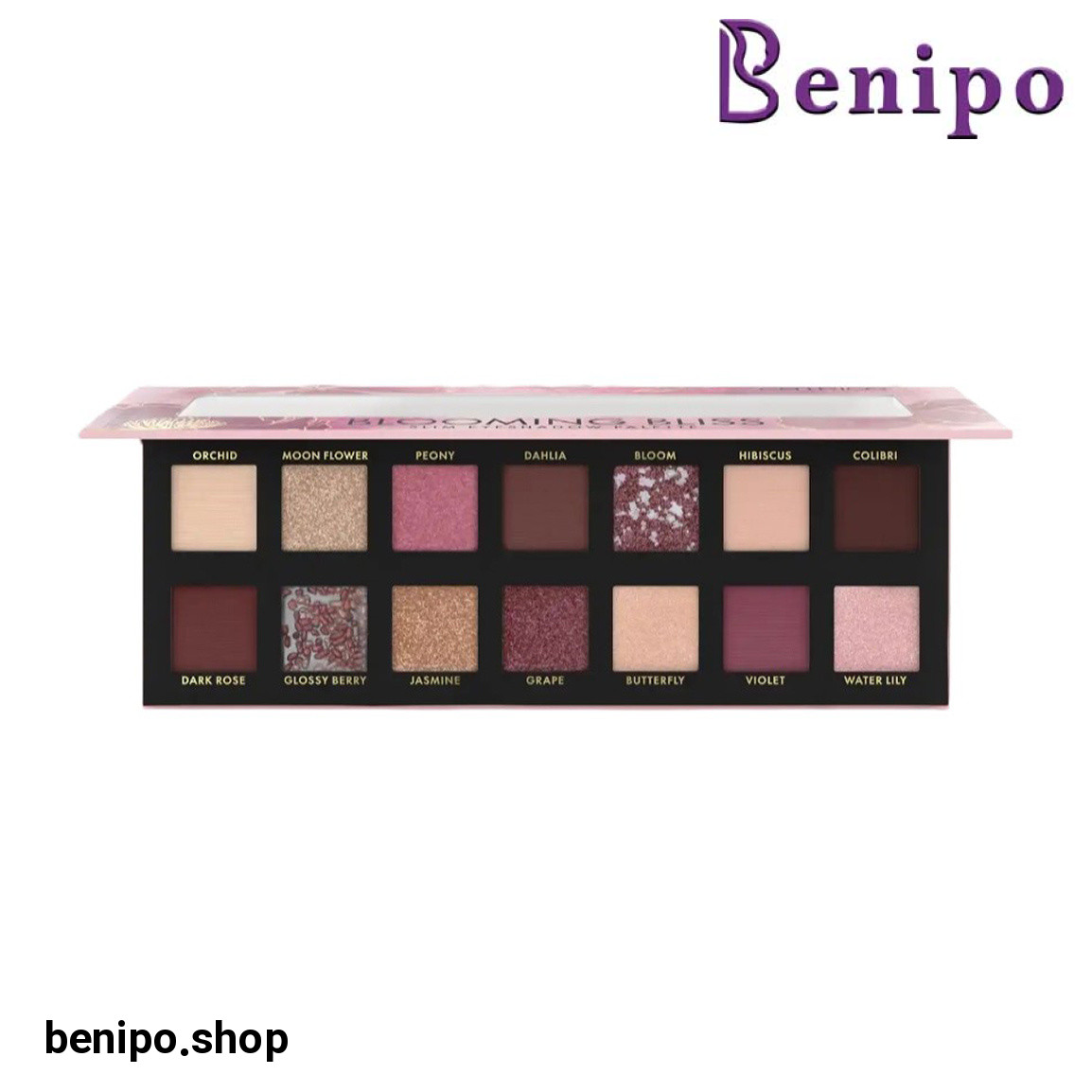 پالت سایه 14 عددی مدل Blooming Bliss