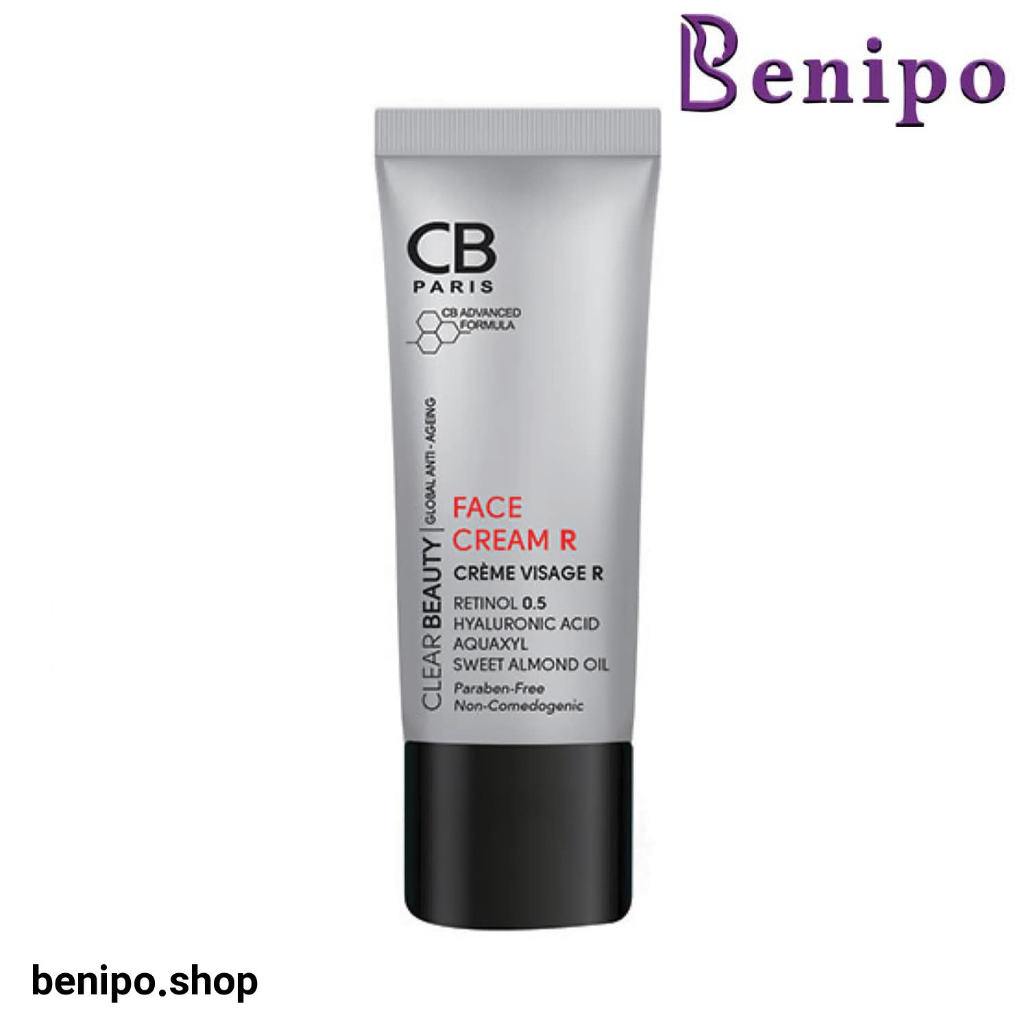 کرم ضد چروک صورت حاوی رتینول سی بی پاریس