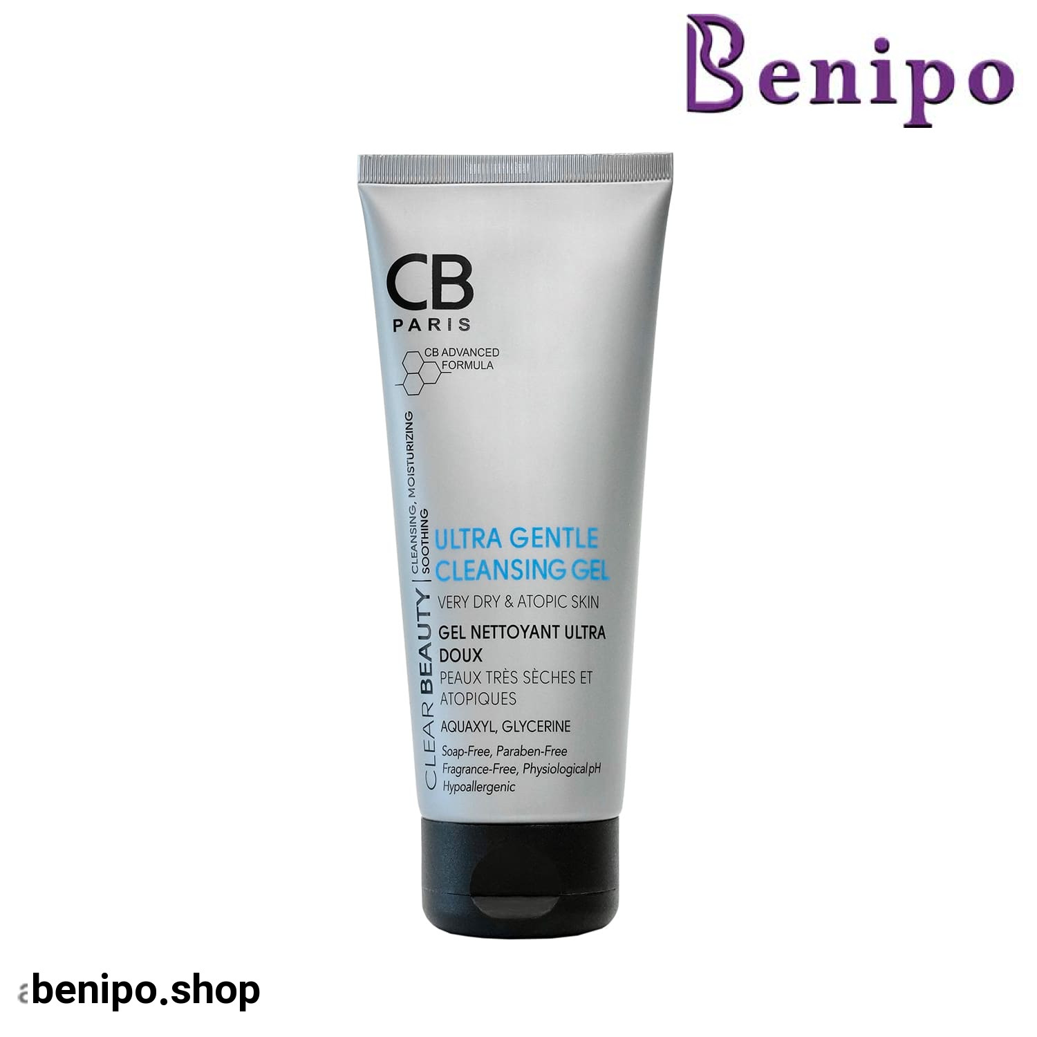 ژل شوینده ملایم مناسب پوست خیلی خشک سی بی پاریس