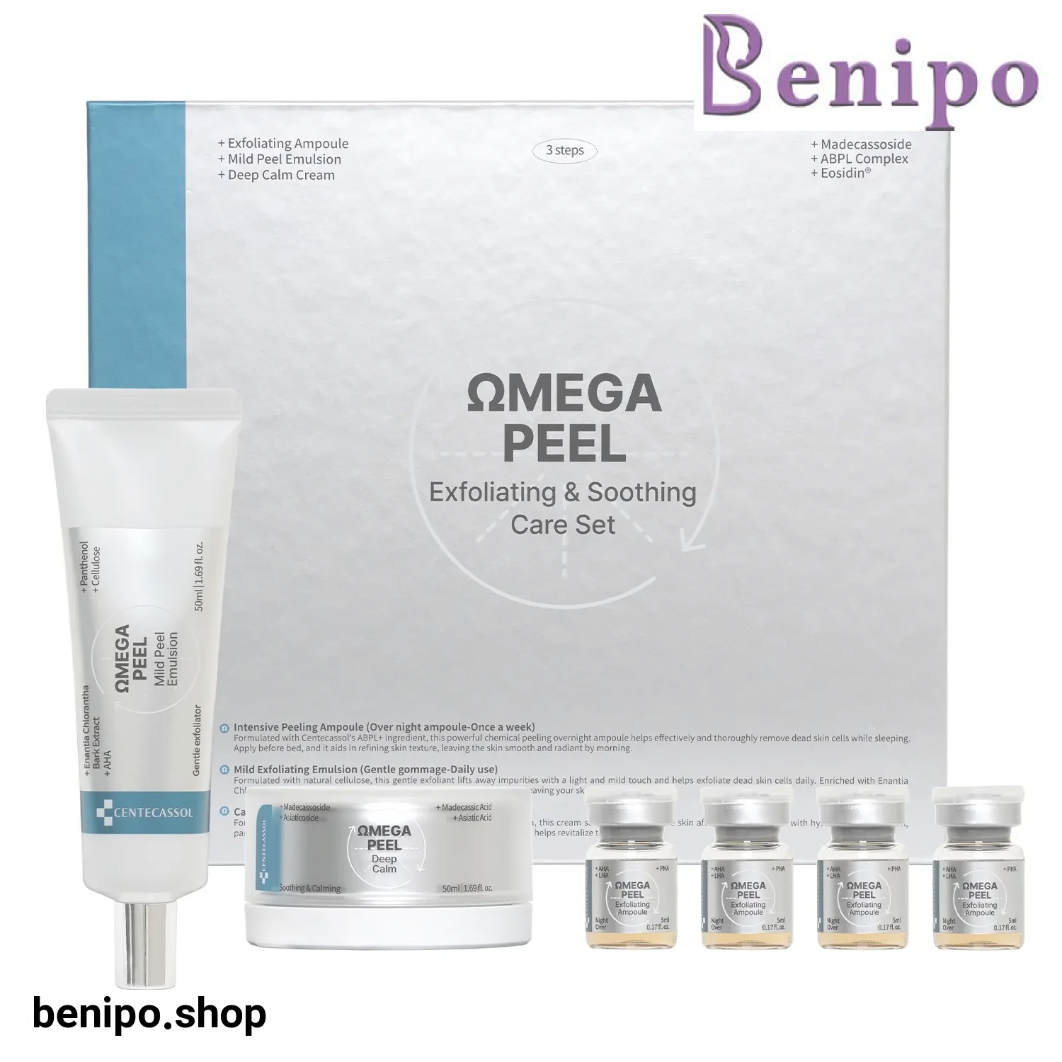 ست لایه بردار و تسکین دهنده OMEGA PEEL سنتکاسول