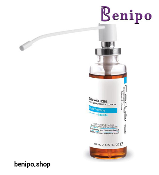 محلول درمان چربی پوست سر 40 میل تخصصی