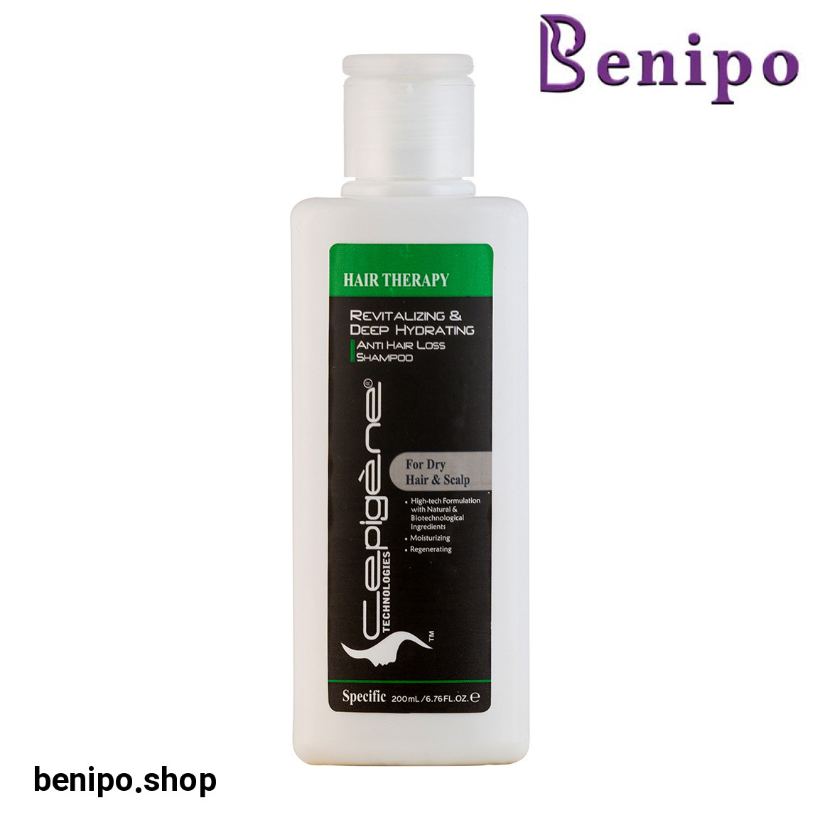 شامپو ضد ریزش، احیا کننده و آبرسان عمقی موهای خشک 200 میل تخصصی