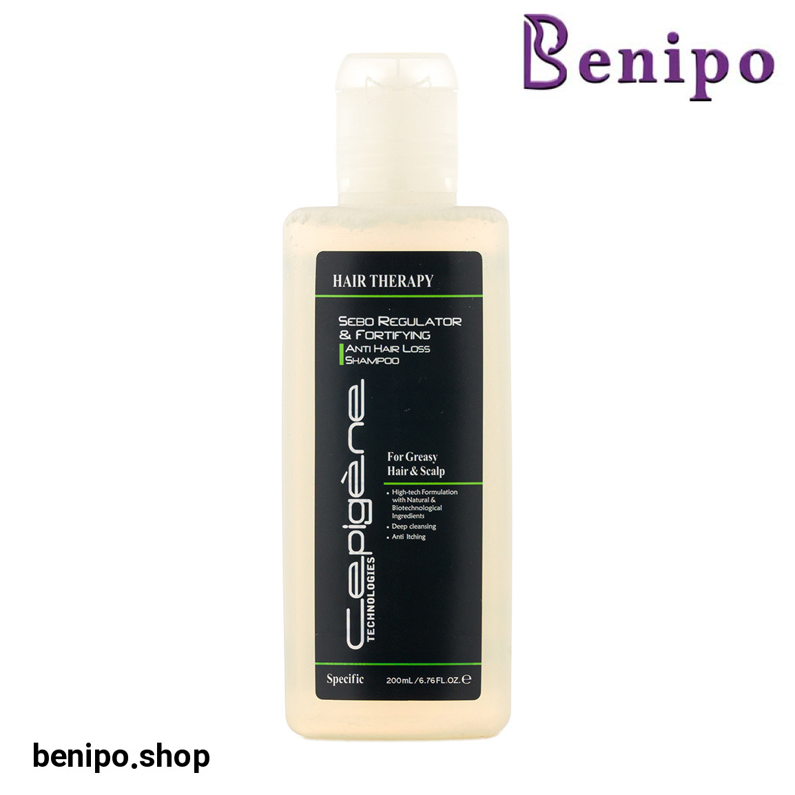 شامپو ضد شوره و تقویت کننده موهای چرب 200 میل تخصصی