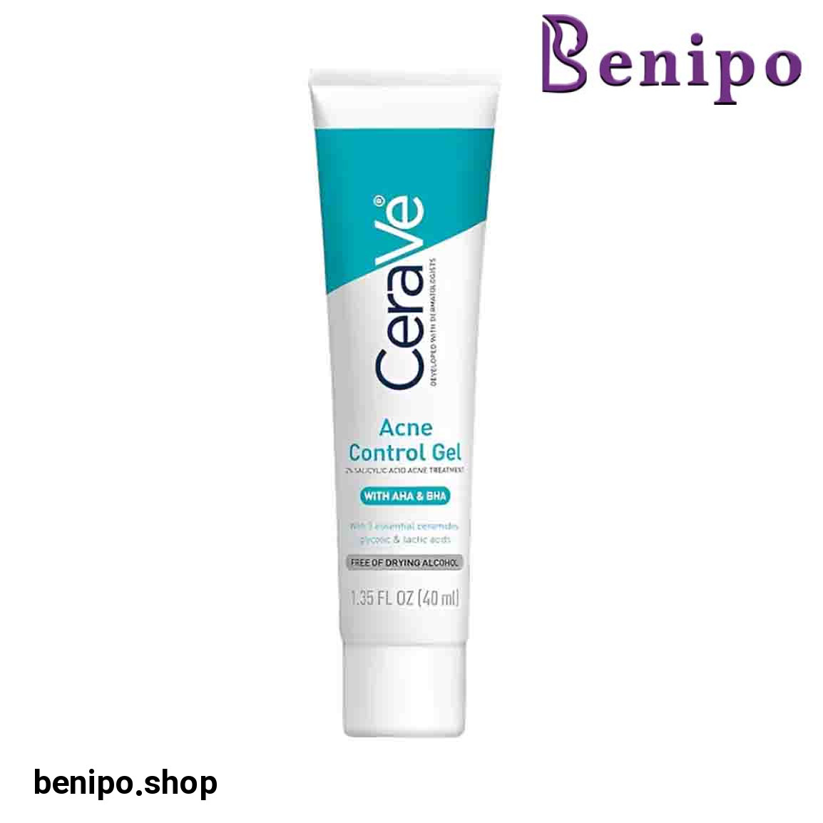 ژل کرم درمان آکنه و منافذ حجم 40 میلی لیتر