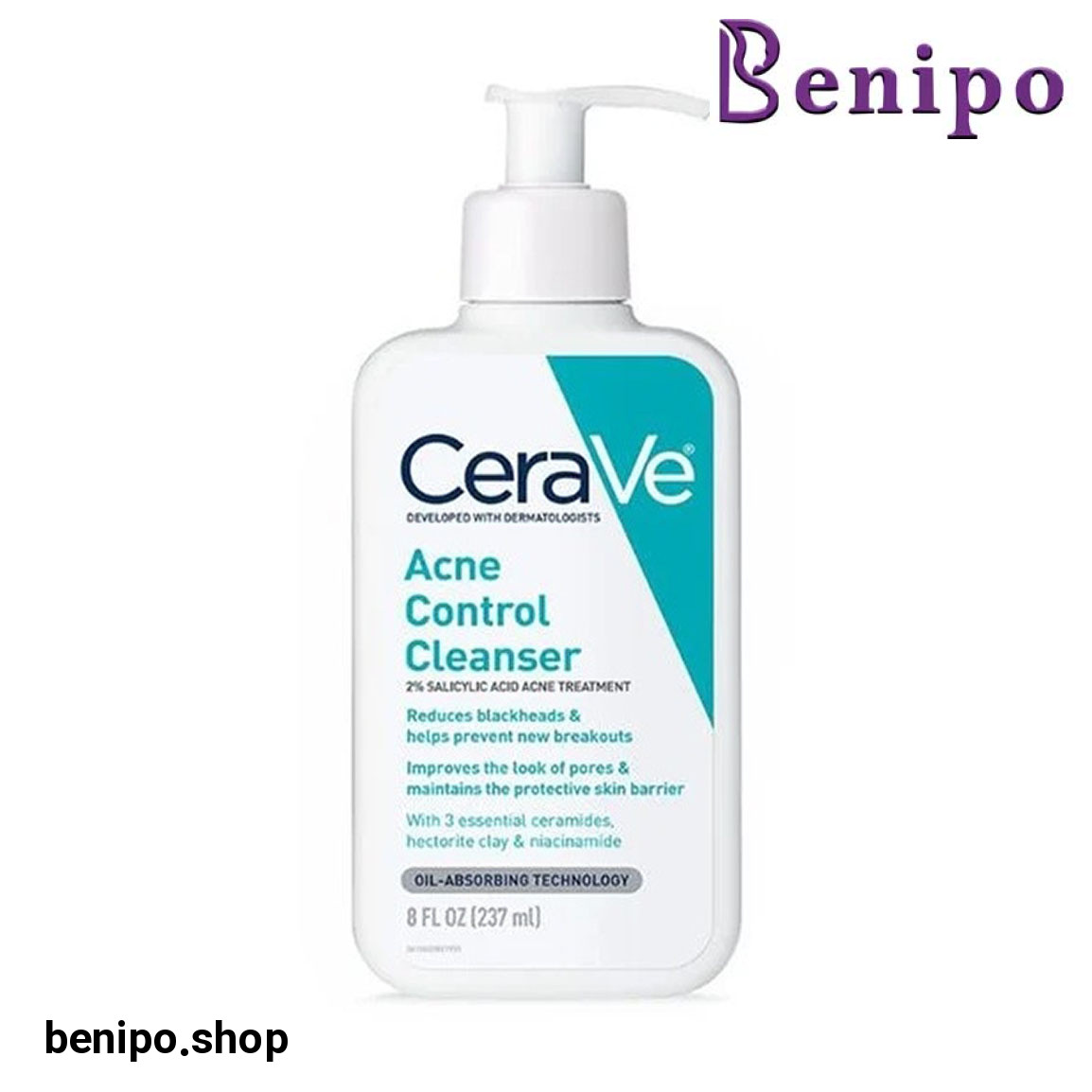 ژل شستشو مناسب پوست آکنه دار حجم 236 میلی لیتر