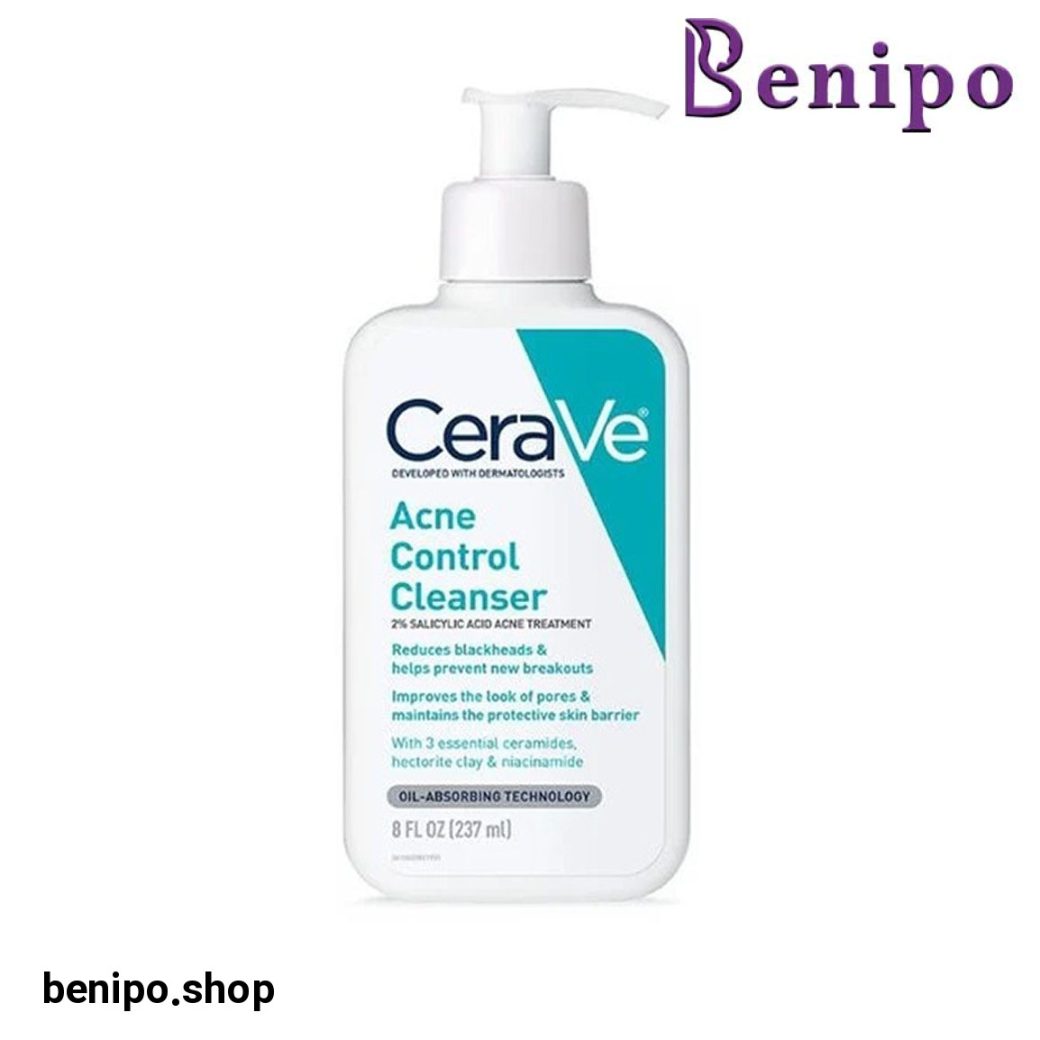 ژل شستشو درمان آکنه حجم 473 میلی لیتر