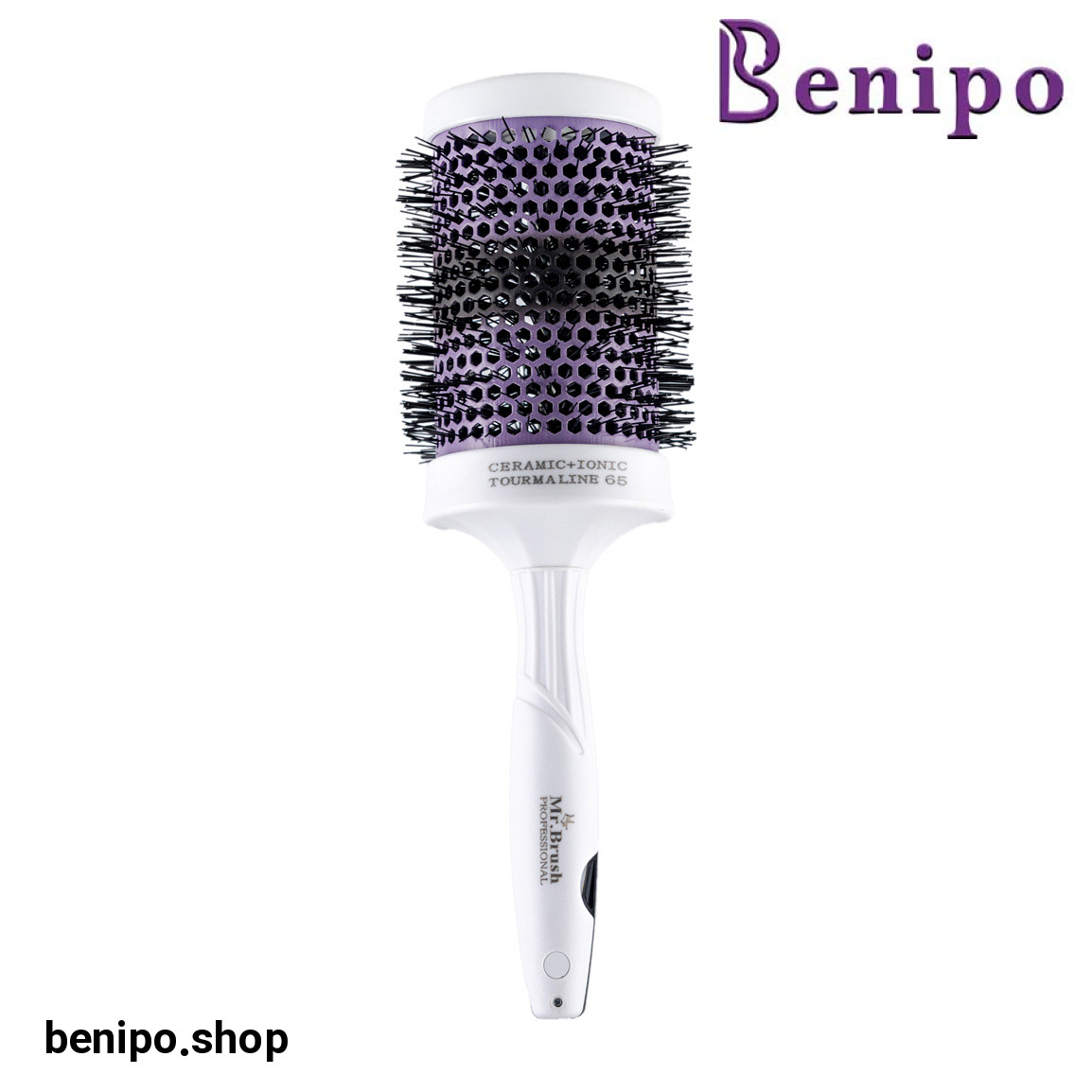 برس مو گرد سرامیکی سایز 65