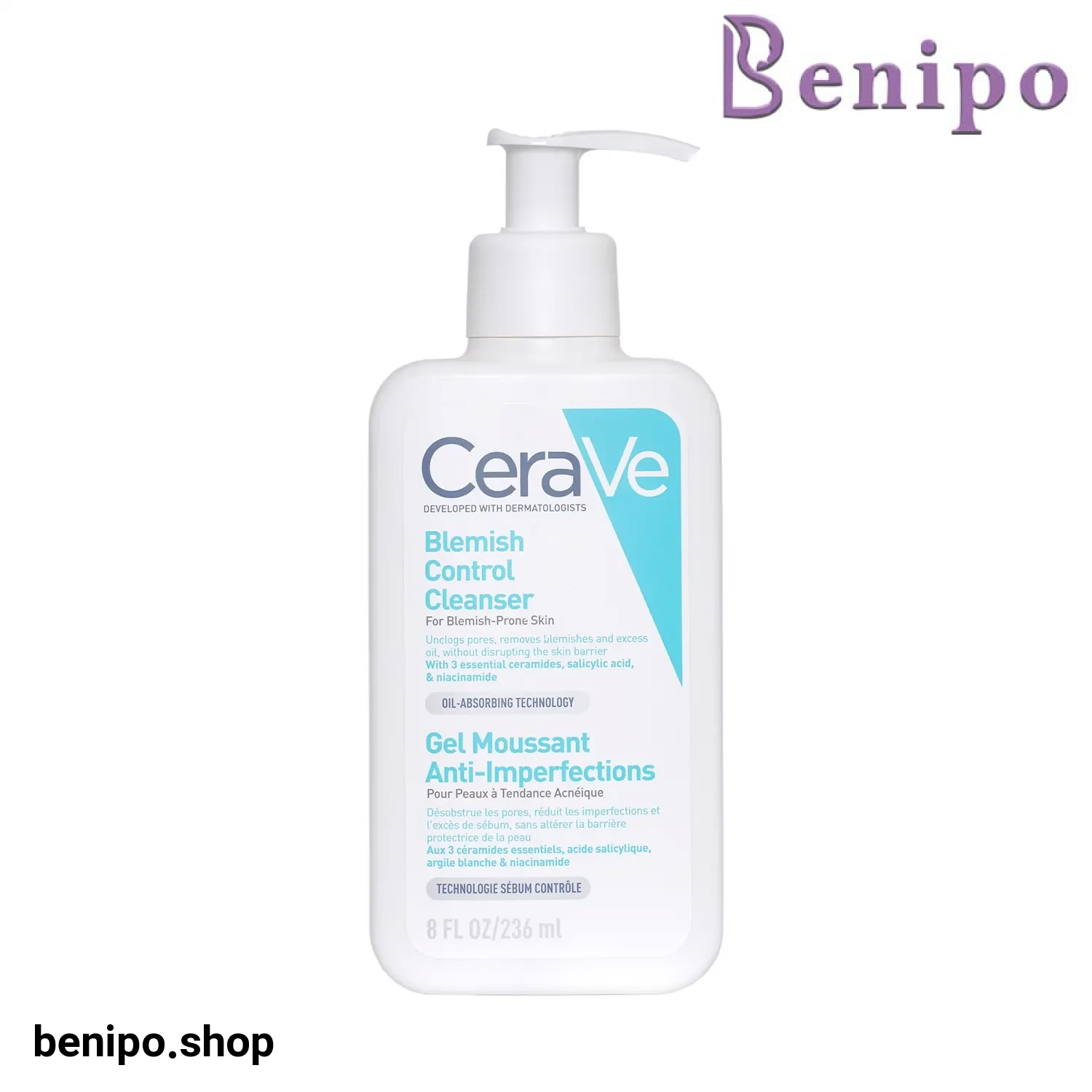 ژل شستشوی سراوی پوست چرب و جوشدار