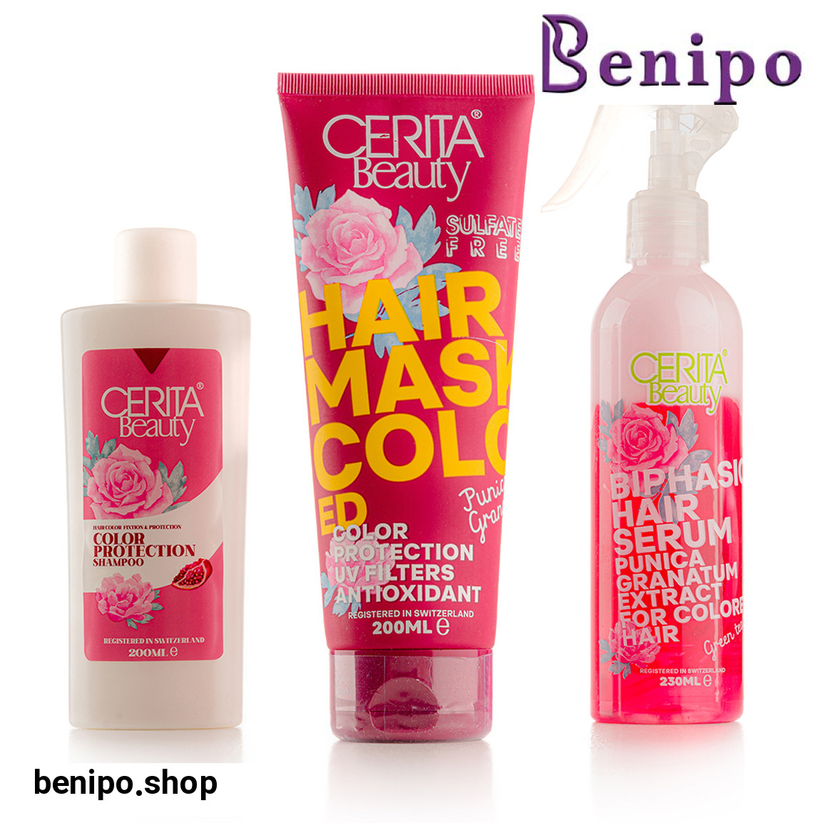 پک مراقبت از موهای رنگ شده