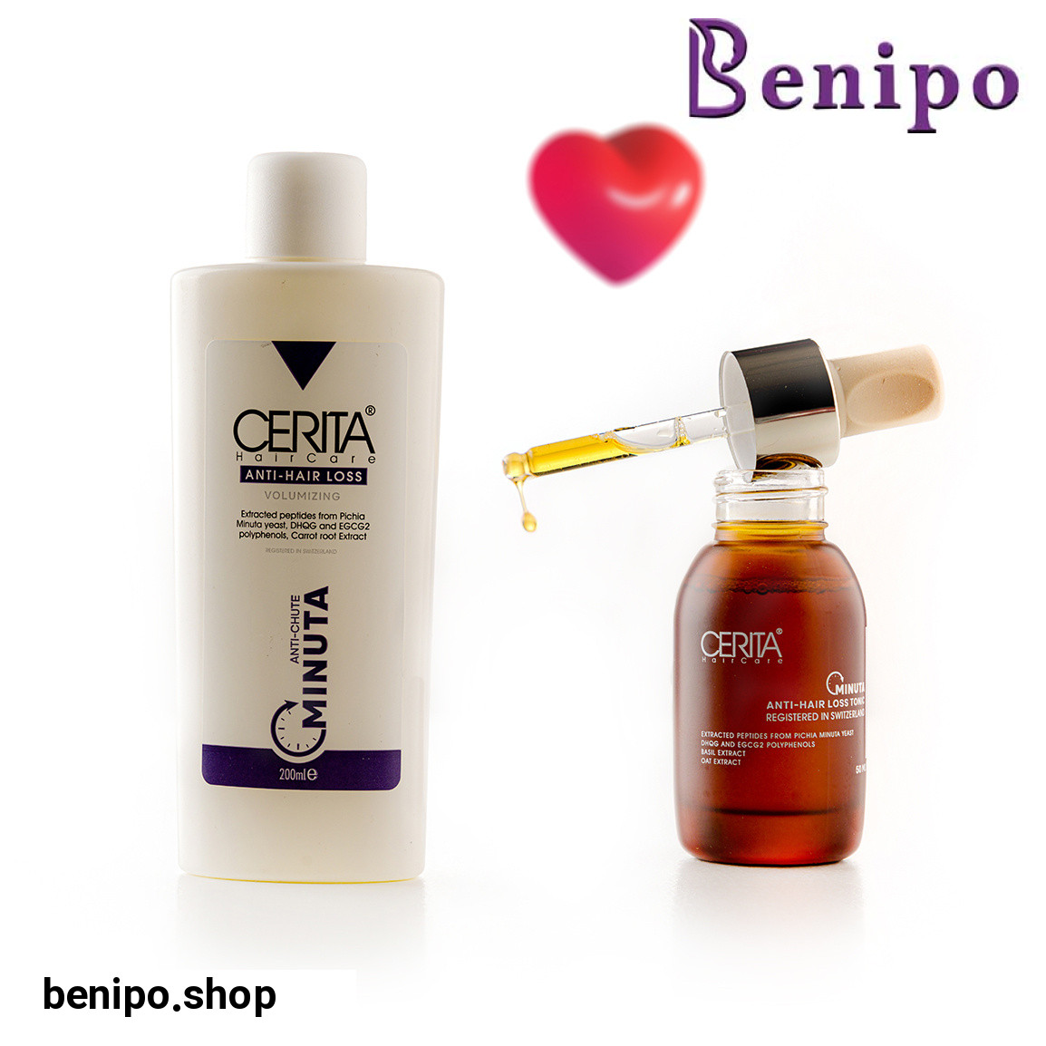 پک ضد ریزش مو مینوتا مناسب موهای خشک